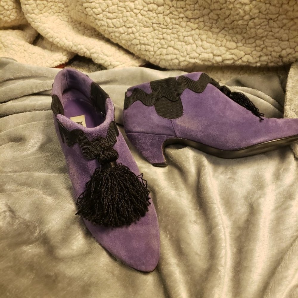 PAOLA FELLICE Purple Low Cut Boot